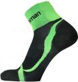 Ponožky NORTHMAN ROAD BIKE èerná/zelená