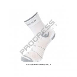 Ponožky PROGRESS WALKING bílá/šedá